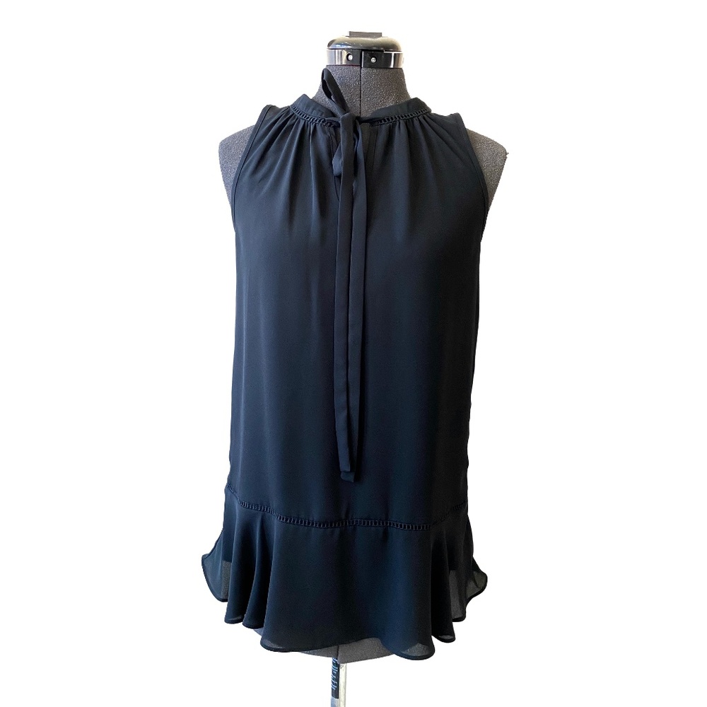 Black Sleeveless Blouse